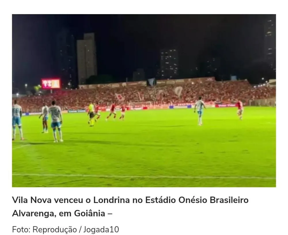 VILA NOVA VENCE O LONDRINA