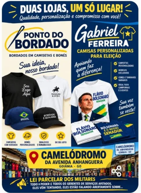 VISITA A LOJAS NA AVENIDA ANHANGUERA,